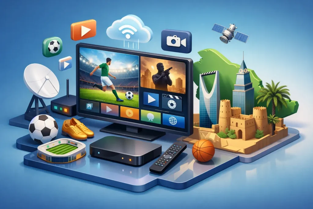 اشتراك iptv السعودية لقنوات ورياضة في مكان واحد