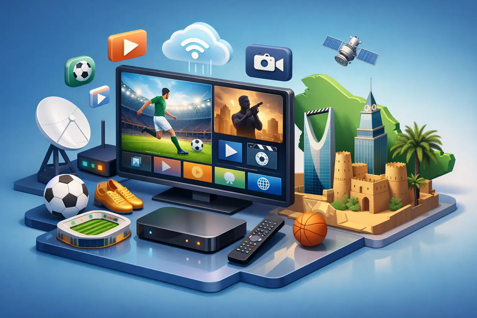 اشتراك iptv السعودية لقنوات ورياضة في مكان واحد