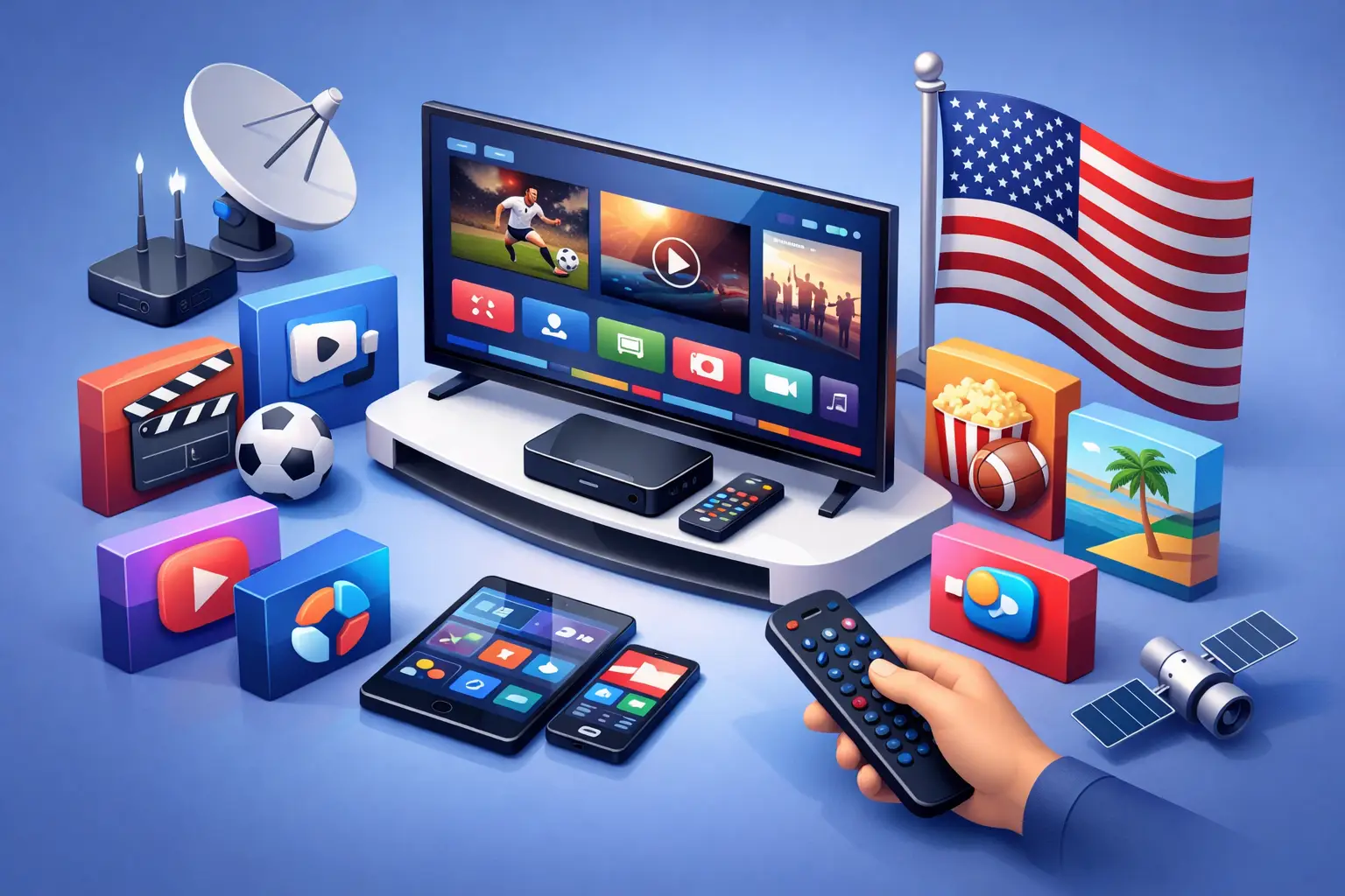 دليل اشتراك iptv في أمريكا واختيار الباقة المناسبة
