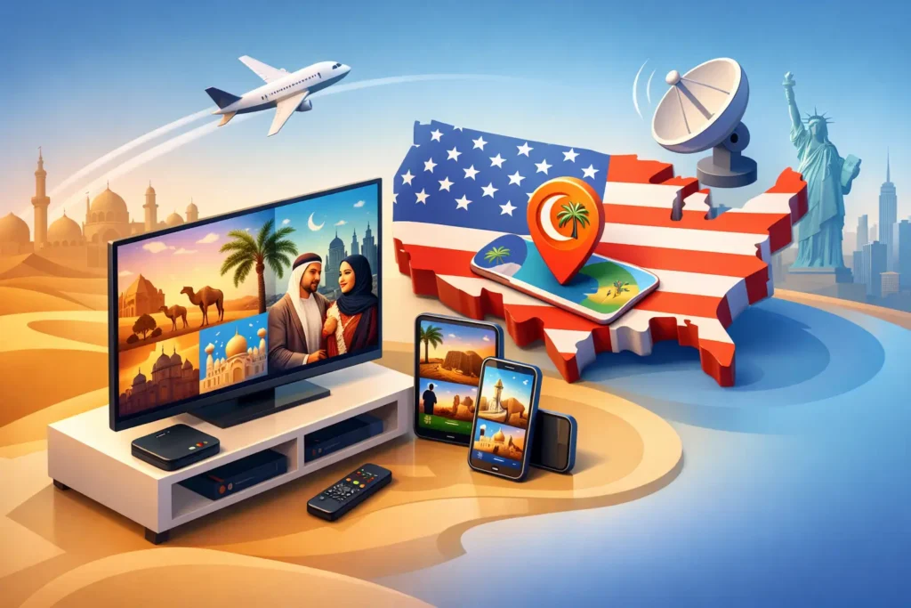 قنوات عربية امريكا: التلفزيون العربي أينما كنت