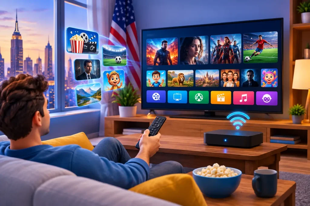 اشتراك iptv في امريكا: ترفيه أكثر بتكلفة أقل
