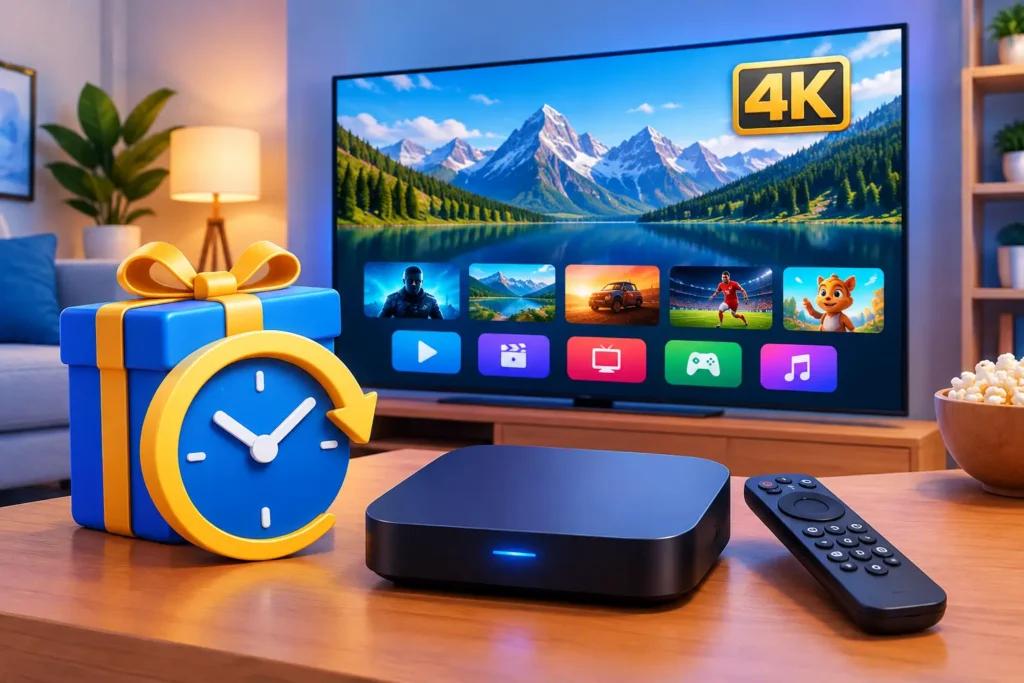 تجربة 4K IPTV مجانية لمدة 24 ساعة قبل الاشتراك